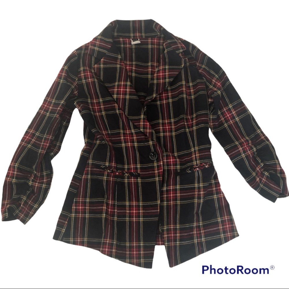 Windsor plaid blazer